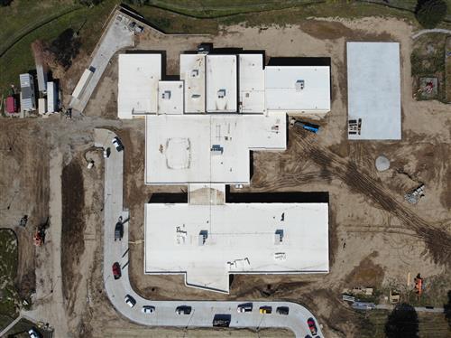 Aerial View of Prairie Lane October 2020 