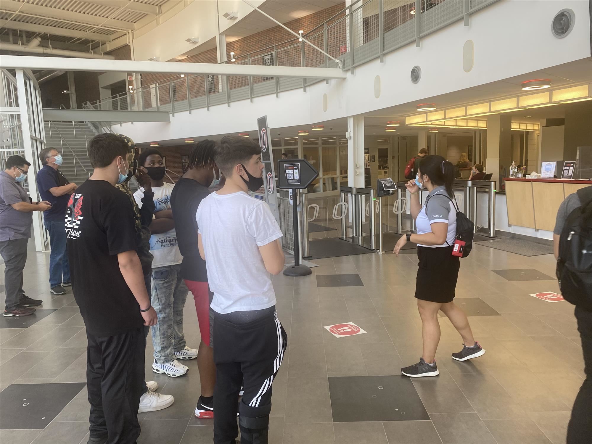  West Campus students visit UNO